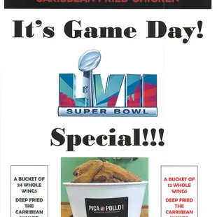 it's game day special