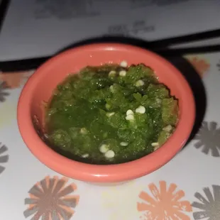 Fresh house made salsa.