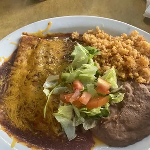 Cheese enchiladas