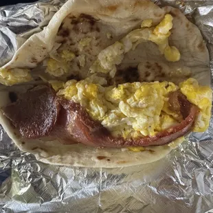 Bacon &amp; Egg Taco