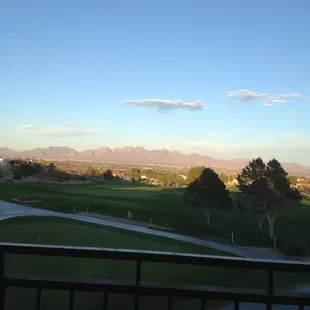 Exceptional views and good service.