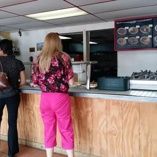 Order at the counter.