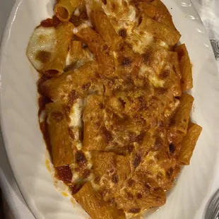 Baked pasta with palomino sauce