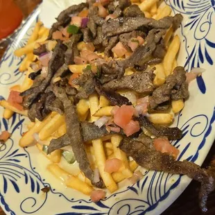 Carne asada fries