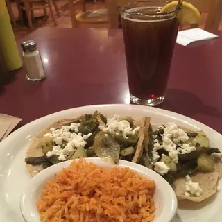 rajas con papas