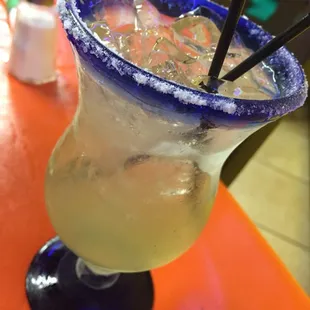 a margarita in a glass