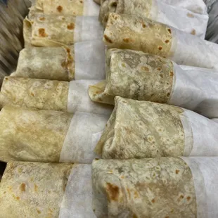 Mini Burritos by Dozen.