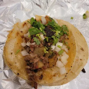 Beef taco