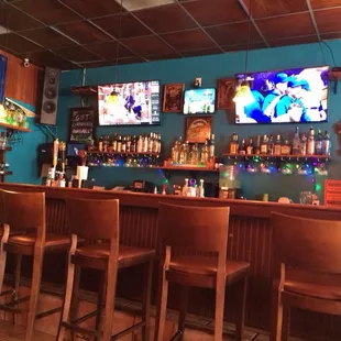 The seats at the bar were not empty for long.