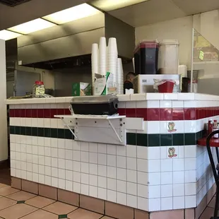 sushi and sashimi, interior