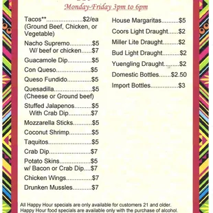 Join us for Happy Hour