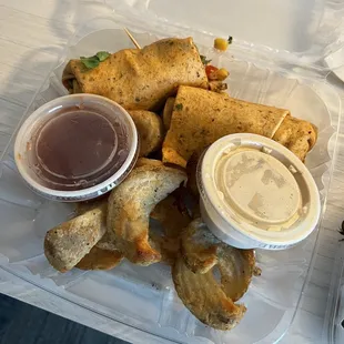 Southwest Wrap and Sidewinders