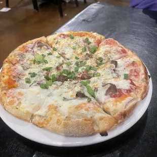 Black and Blue pizza
