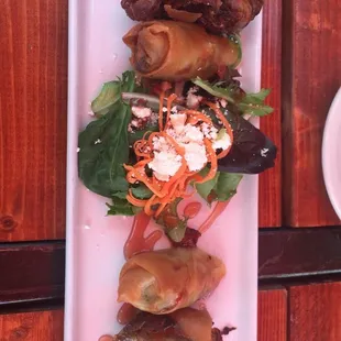 Smoked Salmon Spring Rolls