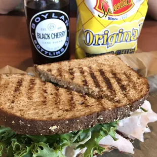 Picasso abstract turkey sandwich