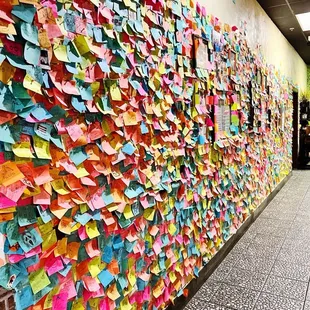 Wall of PostIts!