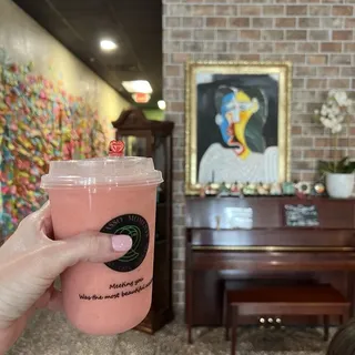 Pink Strawberry Season Smoothie