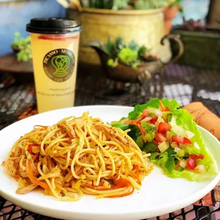 Spicy Cold Chicken Noodles