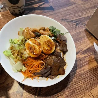 Korean Style Rice Bowl Mix Bibimbap