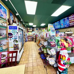 the inside of a grocery store