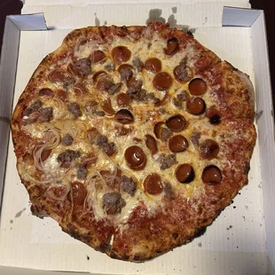 pizza, food