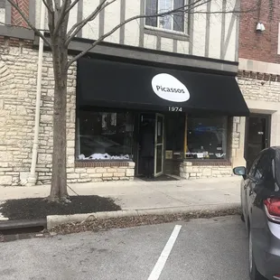 The entrance