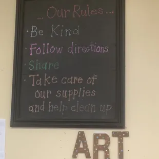 The rules!