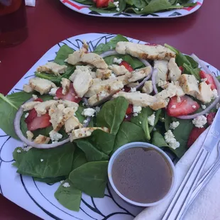 Strawberry Spinach Salad