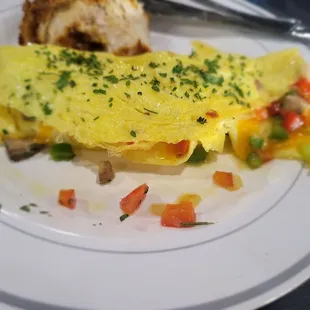 an omelet on a plate