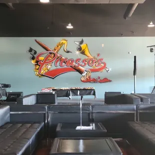 the interior of a restaurant