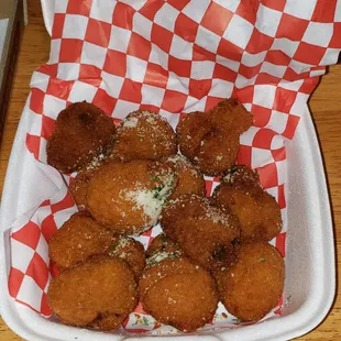 Fried mushrooms