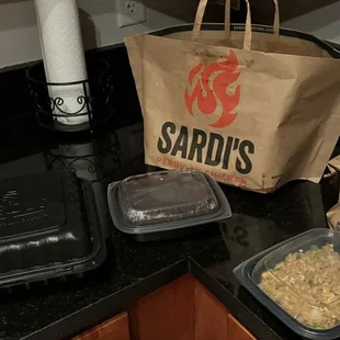 The food that I did receive that&apos;s missing another rice