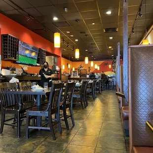 the interior of a restaurant