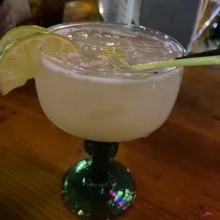 My margarita with the little glitter stars