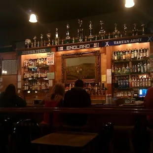 people sitting at a bar