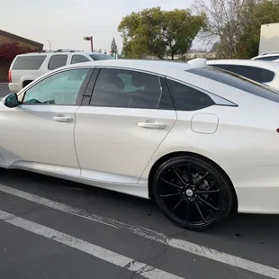 Very impressed with the service. They took their time and left our baby looking like new!!