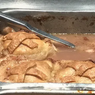 The apple dumplings