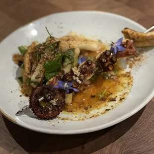Blackened Octopus