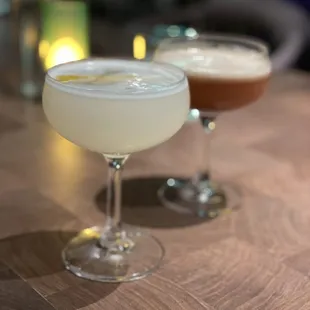 Lychee Lounger and Lavender Trinidad Sour