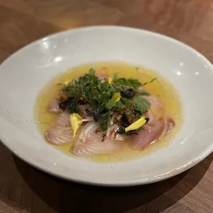 Hamachi Crudo