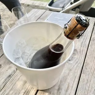 Bottle of Brut Zinfandel