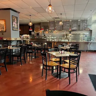 the interior of a restaurant