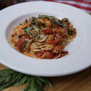 food, pasta dish, pasta