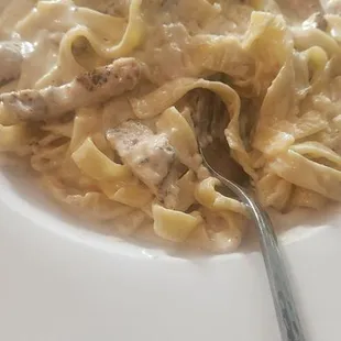 Chicken fettuccine