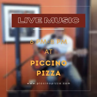 NEW TIME! 
Live Music Thursdays with Freddie Alexander is now 6 pm-8 pm!