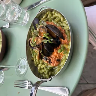 Pasta Siciliana con porcini