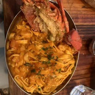 Lobster pasta