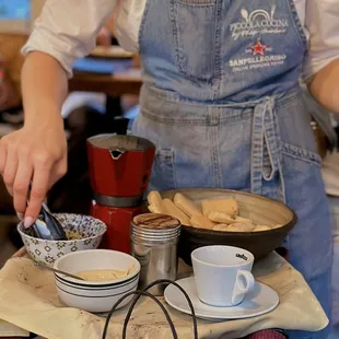 Tiramisu in the making