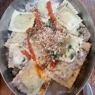 Ravioli Ragu Salsiccia