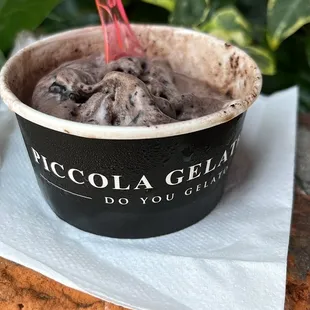 Cookies and Black Gelato